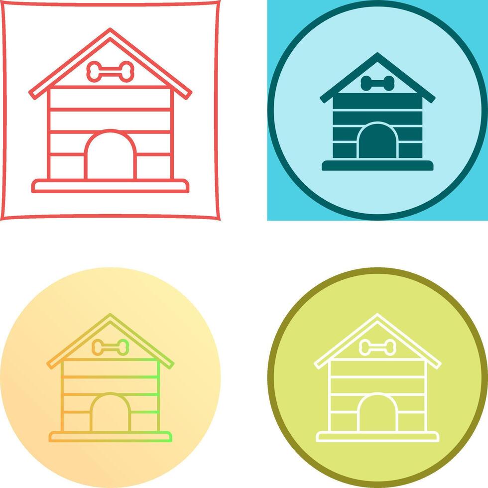 Dog House Icon Design vector