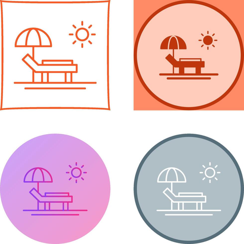 Hammock Icon Design vector