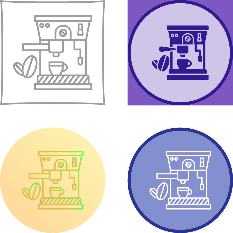 Coffee Machine Icon Design vector