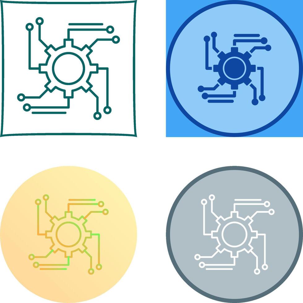 Automation Icon Design vector