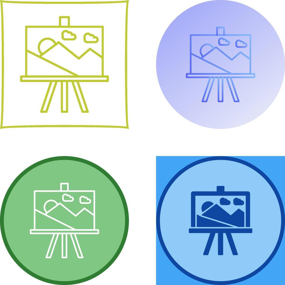 Canvas Icon Design vector