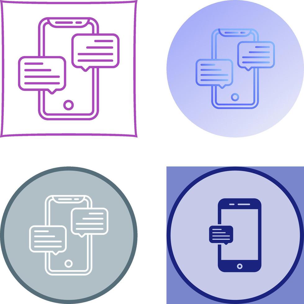 Chat Icon Design vector