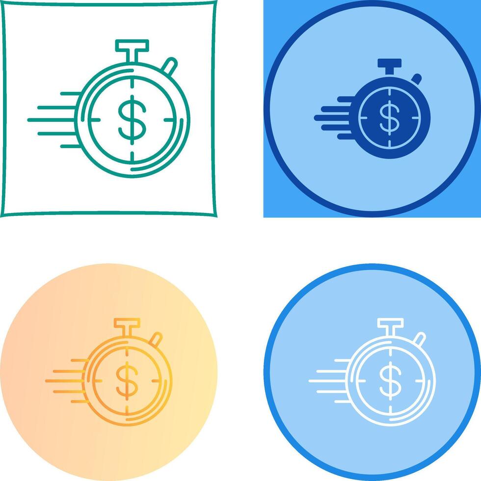 Timer Icon Design vector