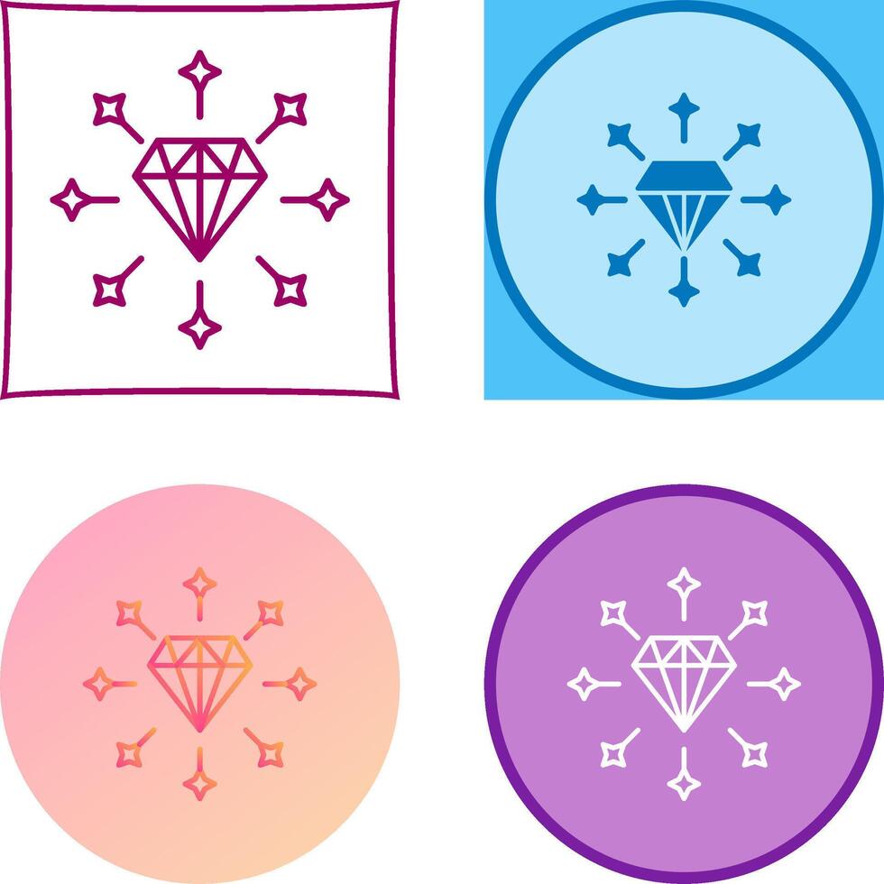 Diamond Icon Design vector