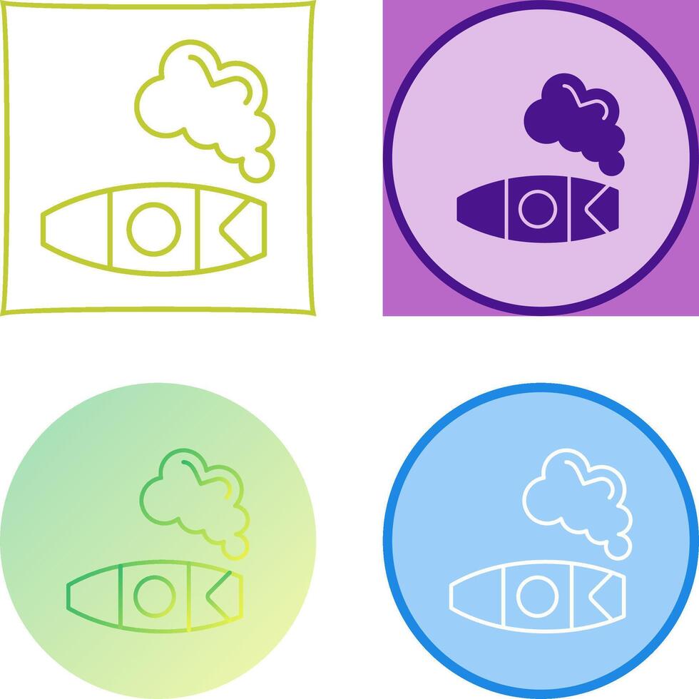 Cigar Icon Design vector