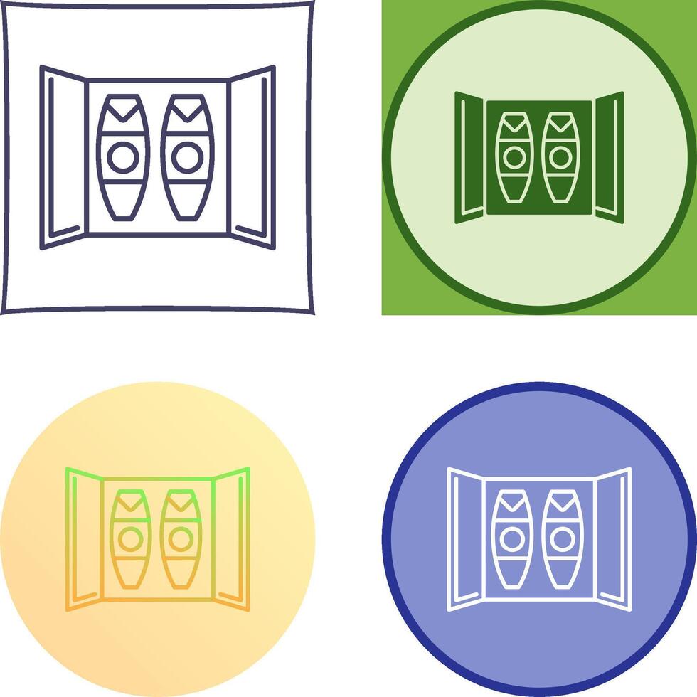 Cigar Box Icon Design vector