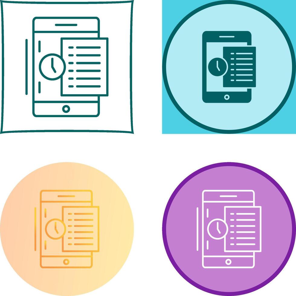 Online Quiz Icon Design vector