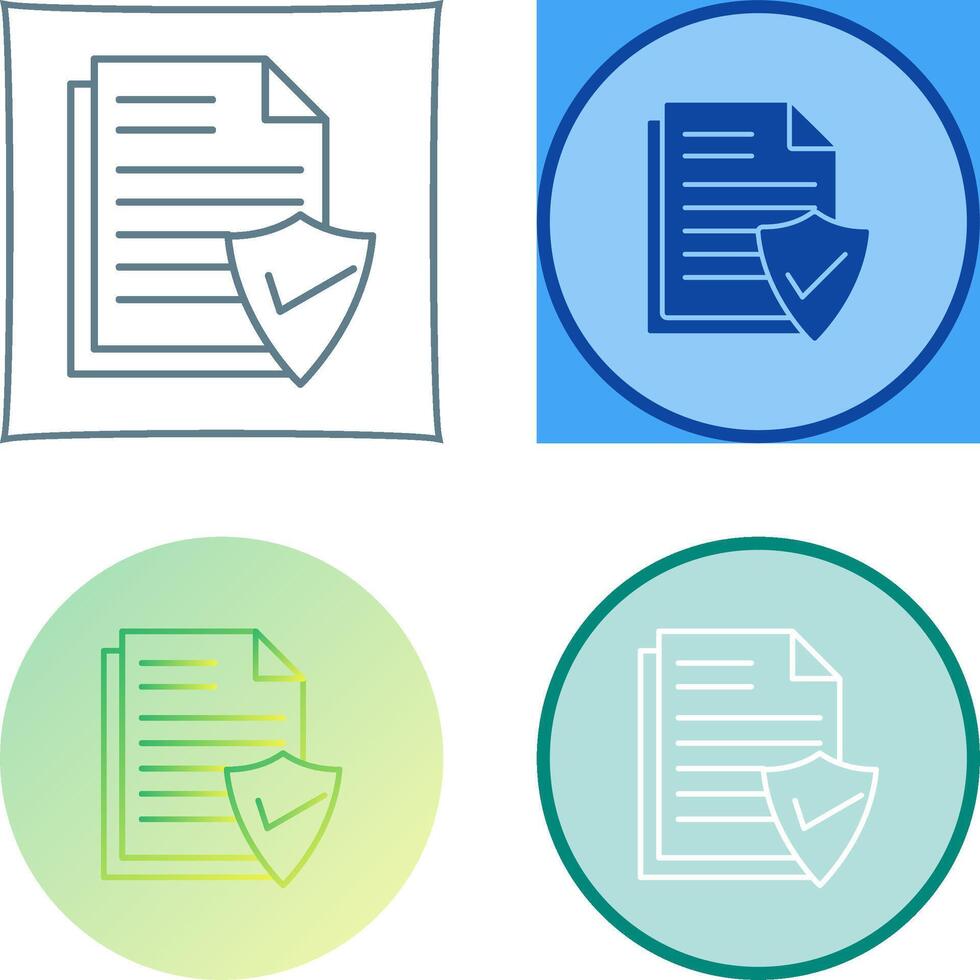 Valid Document Icon Design vector