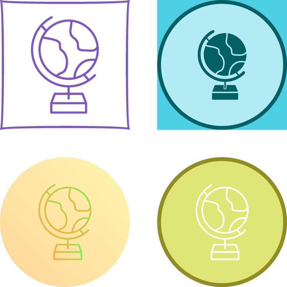 Globe Icon Design vector