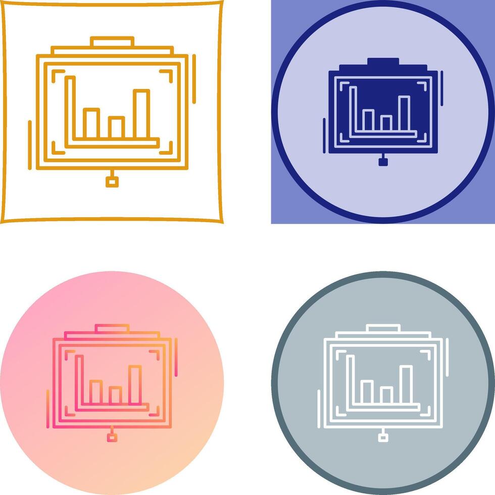 Presentation Icon Design vector