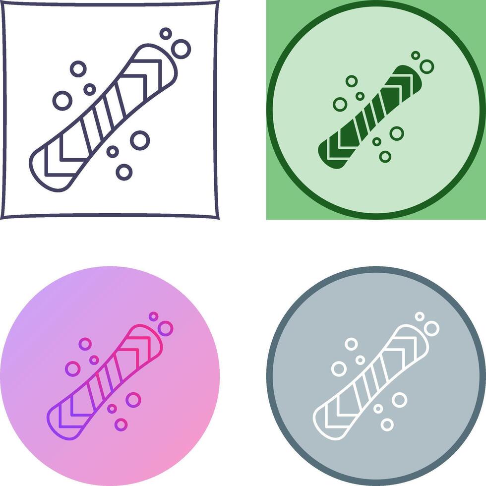 Snowboard Icon Design vector