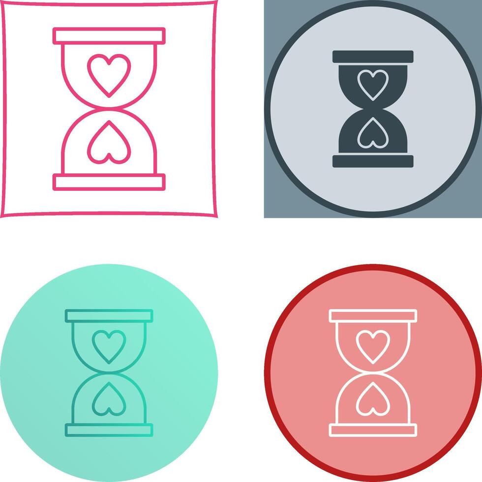 Hourglass Icon Design vector