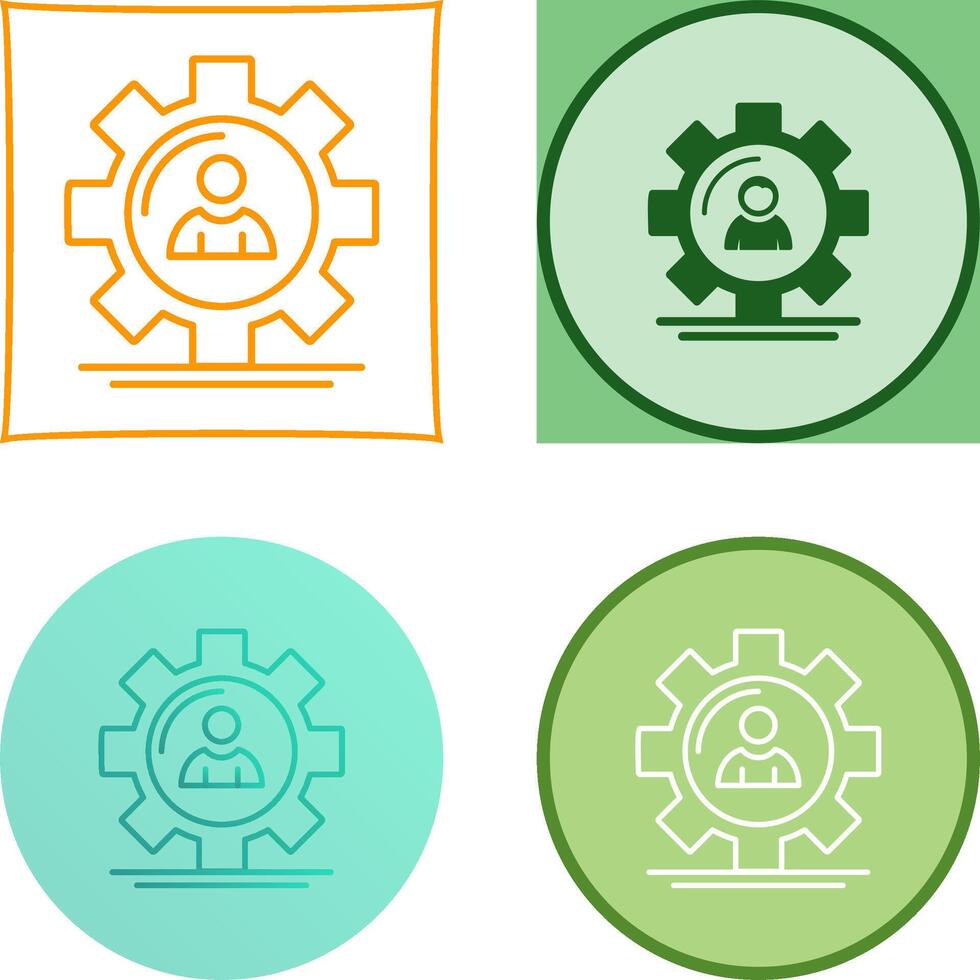 Management Icon Design vector