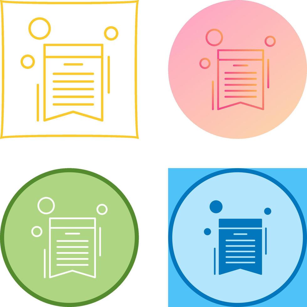 Wishlist Icon Design vector