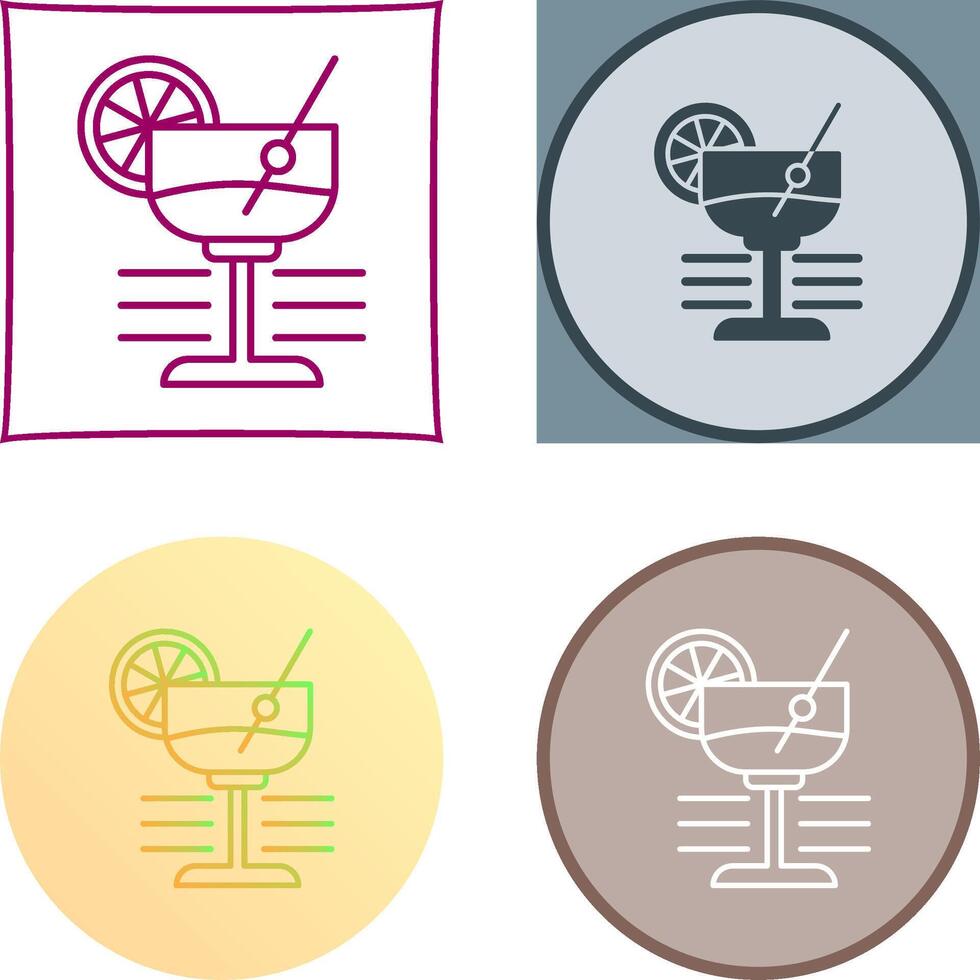 Martini Icon Design vector