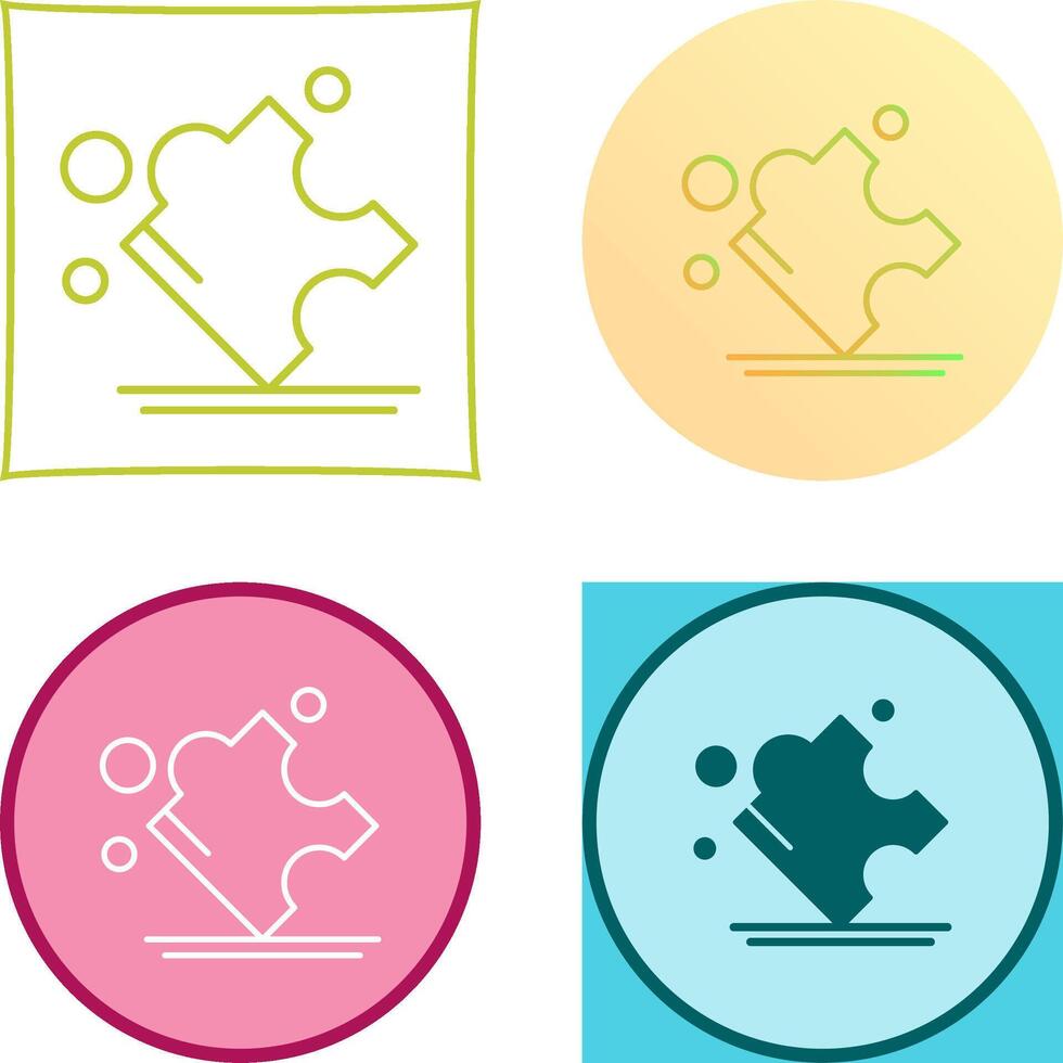 Puzzle Icon Design vector