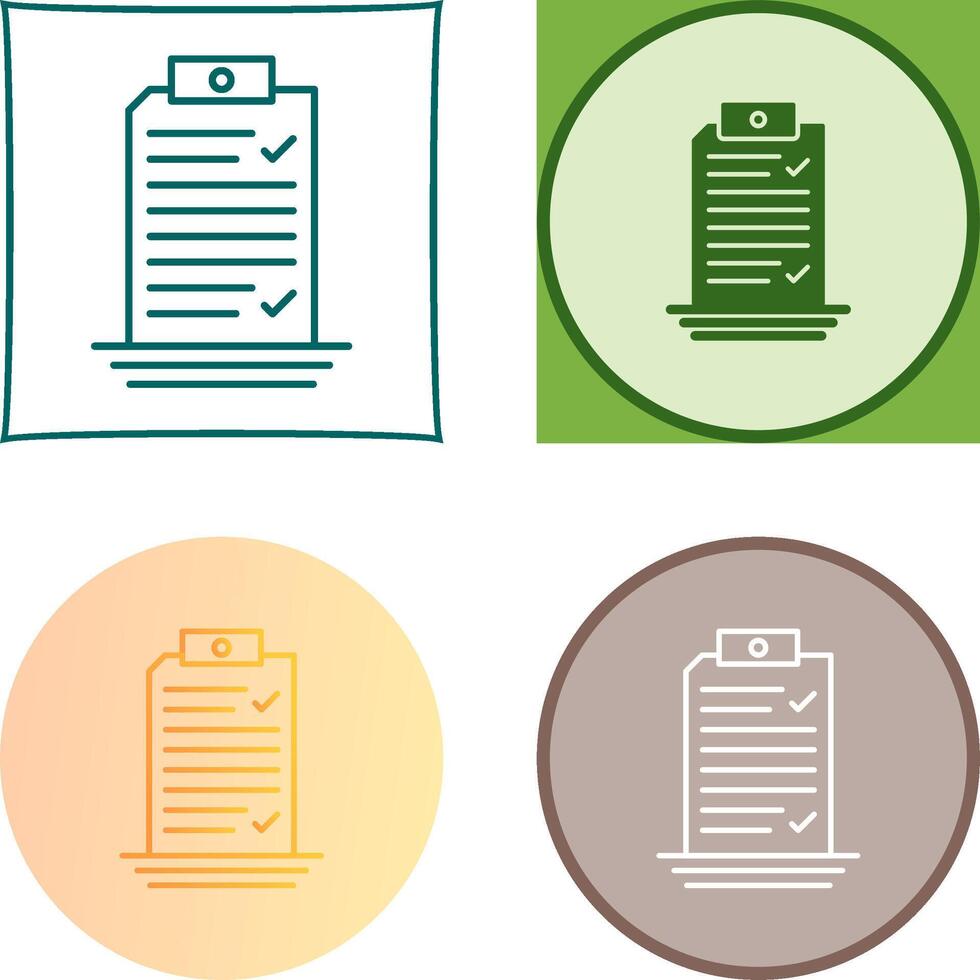 Check List Icon Design vector