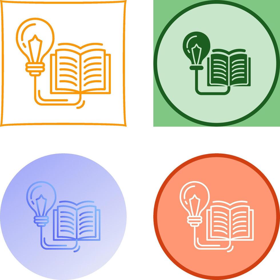 Knowledge Icon Design vector