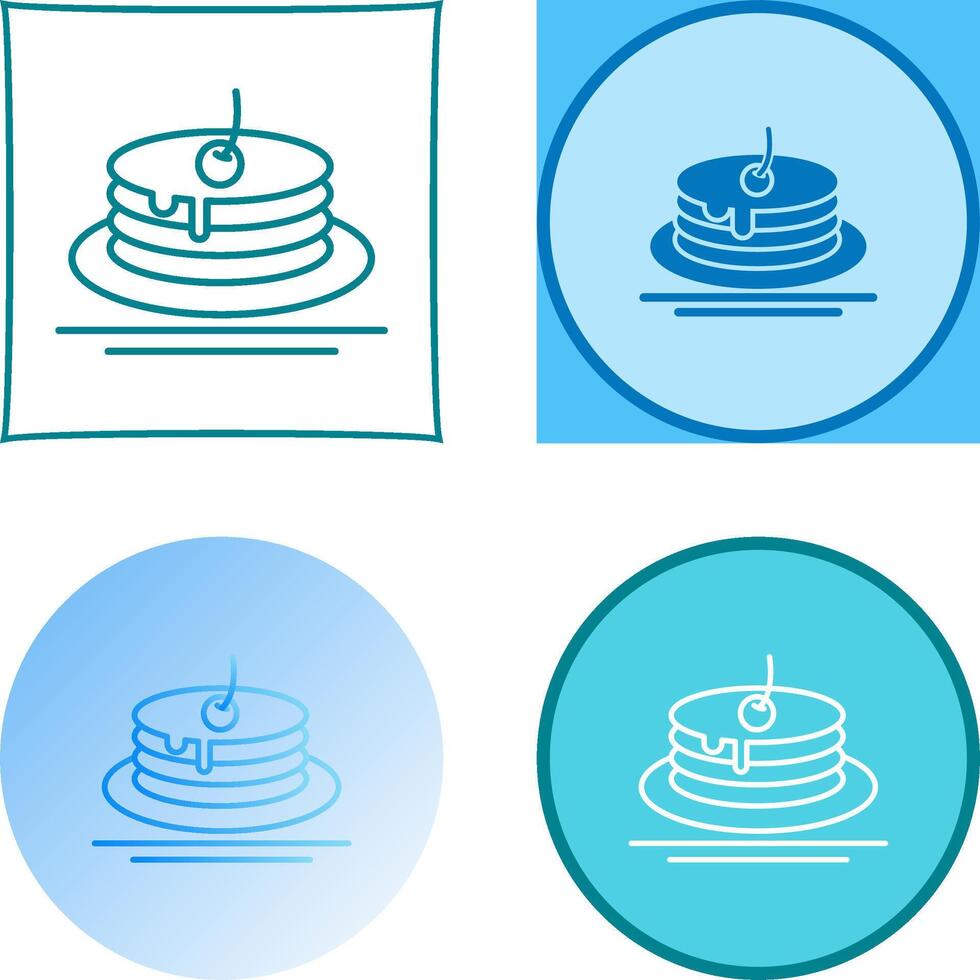 Pancake Icon Design vector