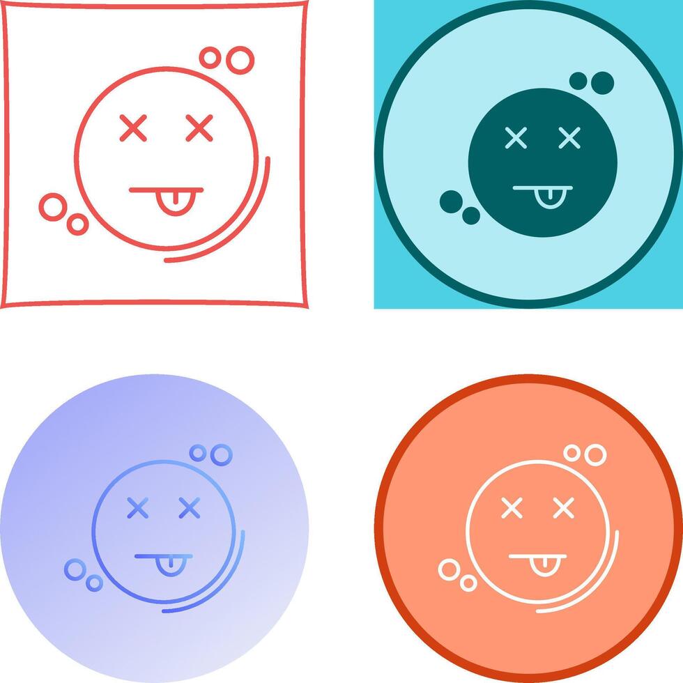 Dead Icon Design vector
