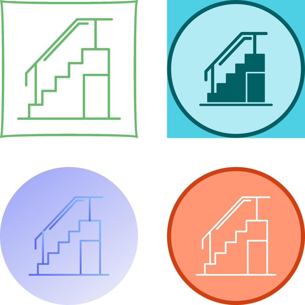 Stairs Icon Design vector
