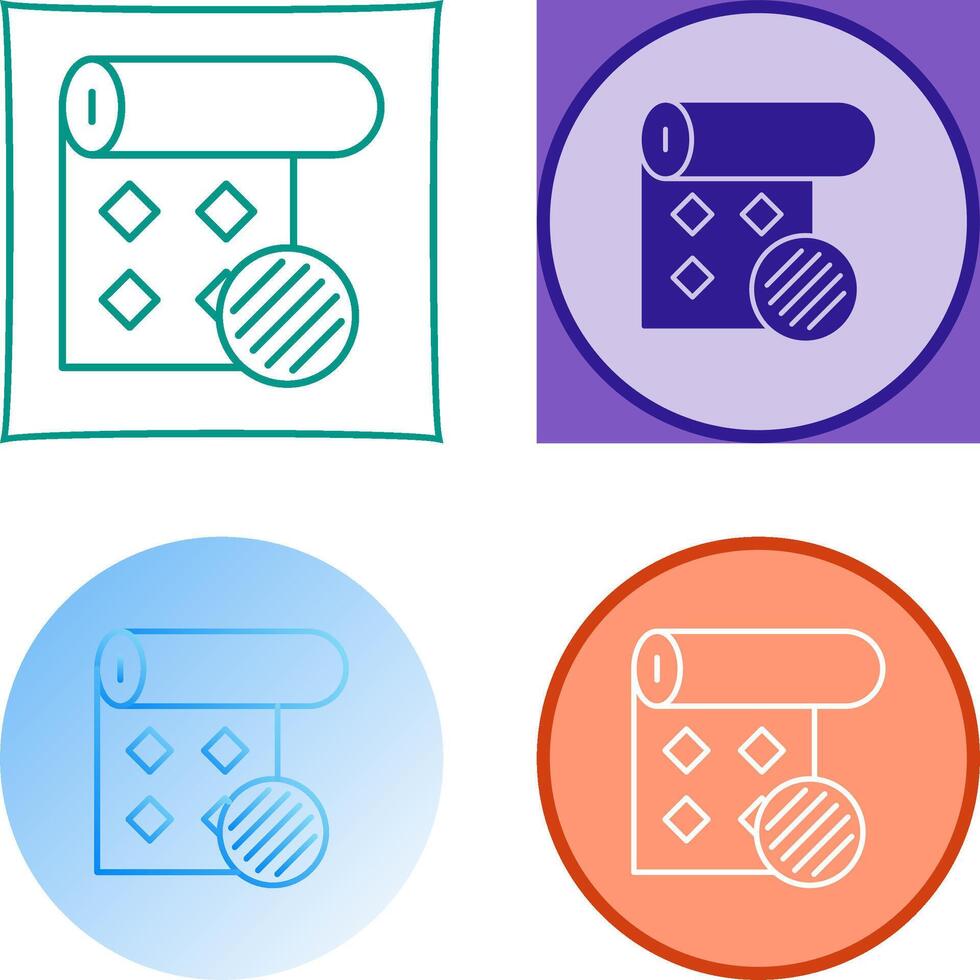Wallpaper Icon Design vector