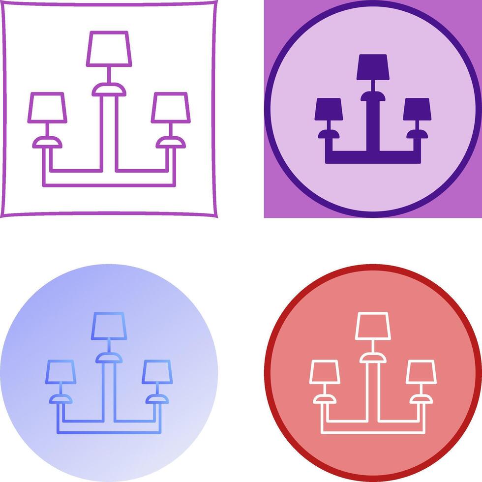 Lamp Icon Design vector
