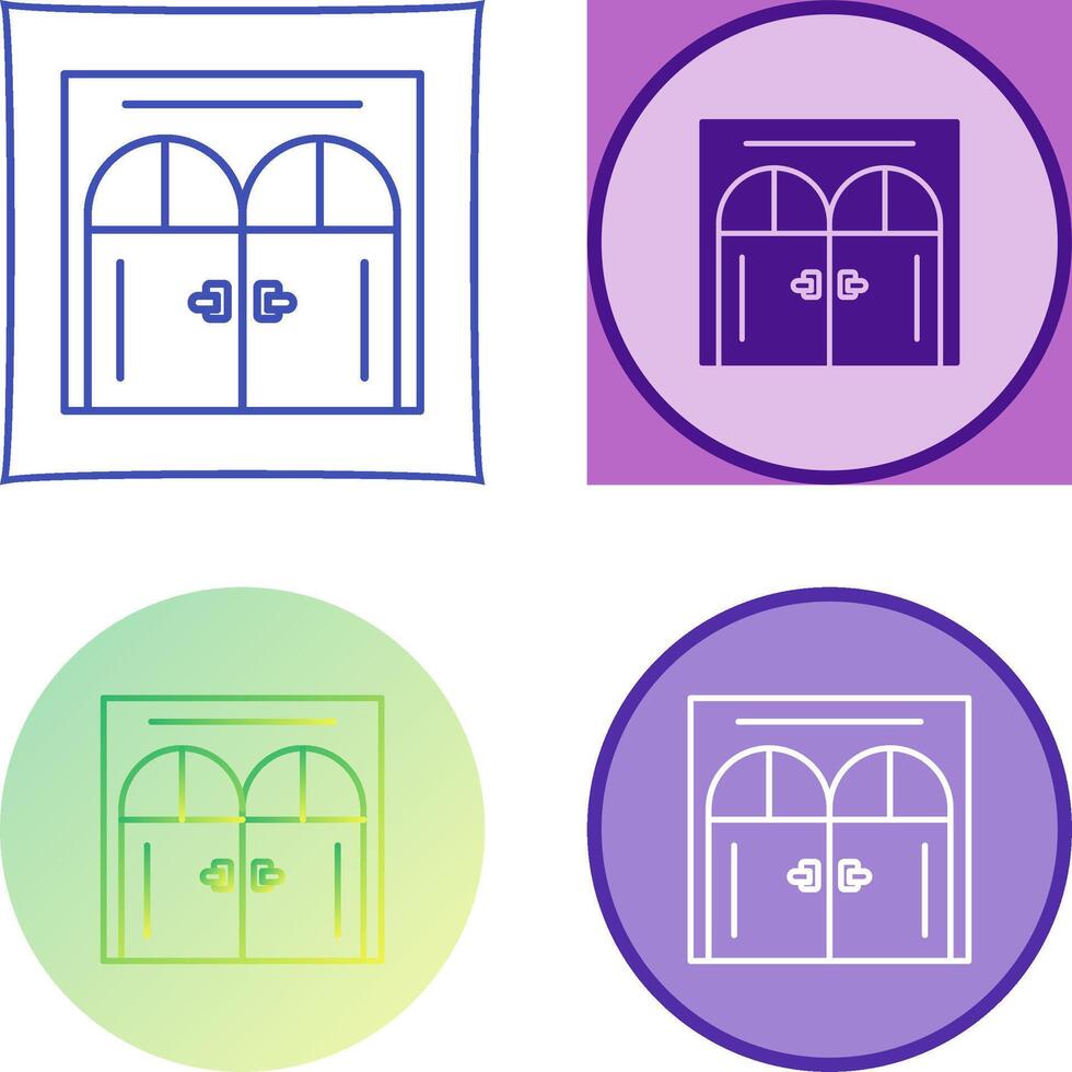 Door Icon Design vector