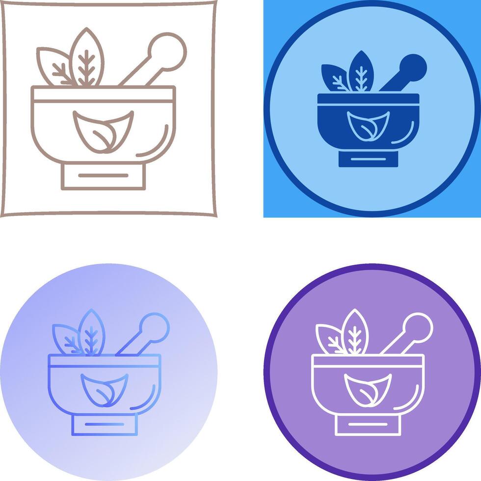 Ayurvedic Icon Design vector