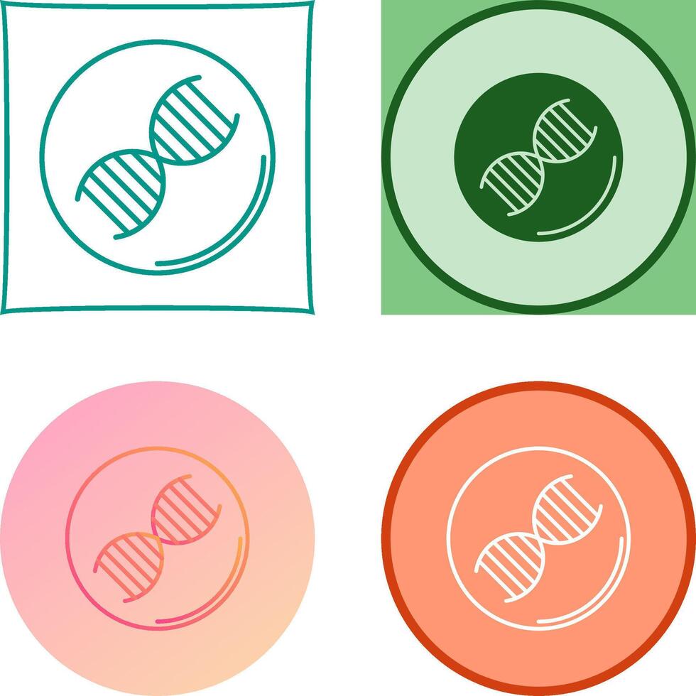 Dna Icon Design vector