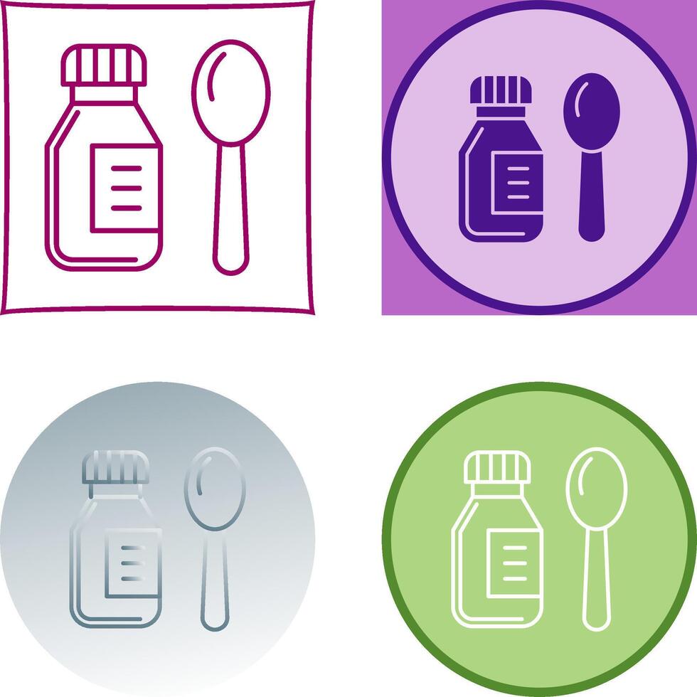 Syrup Icon Design vector