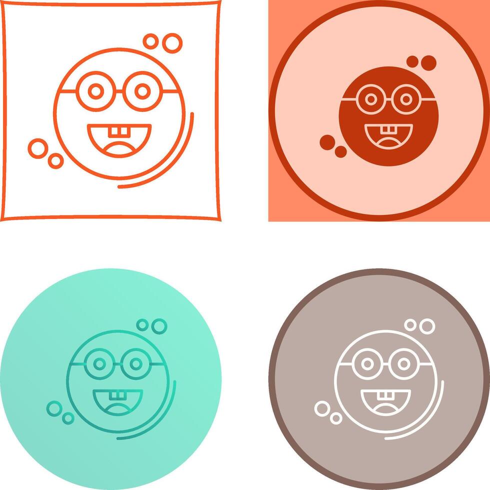 Galsses Icon Design vector