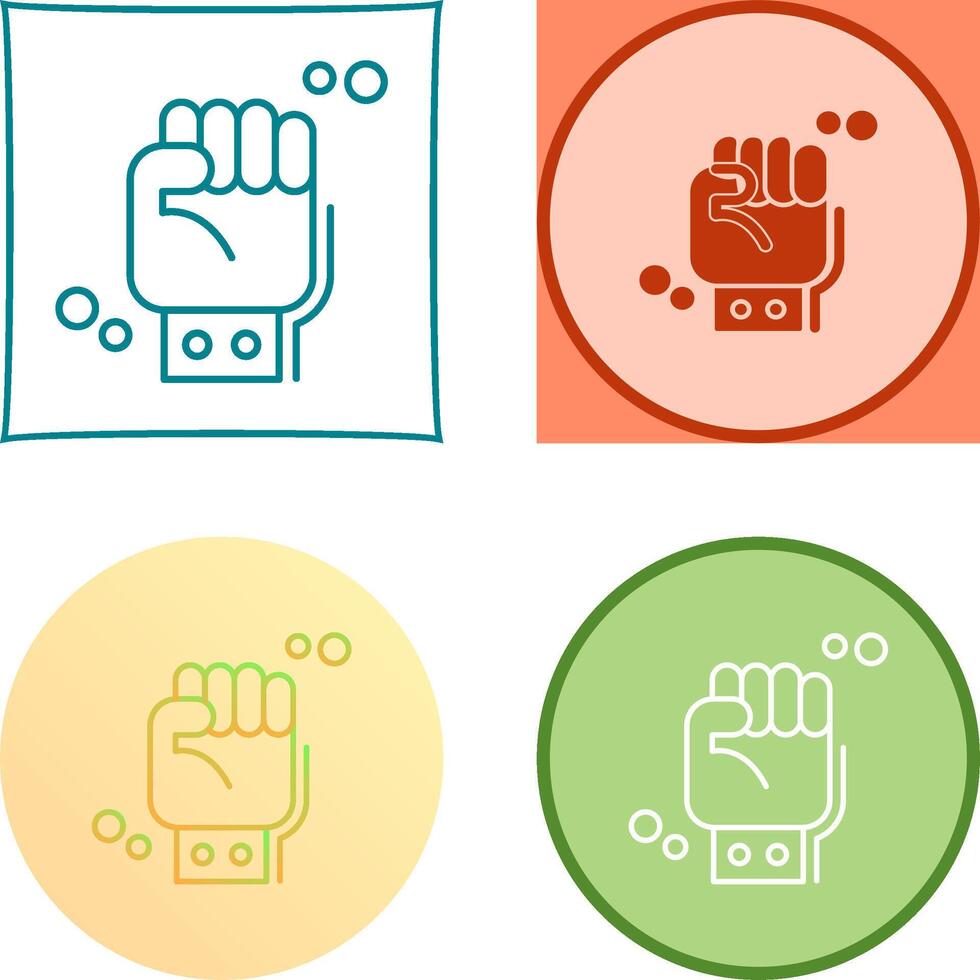 Fist Icon Design vector