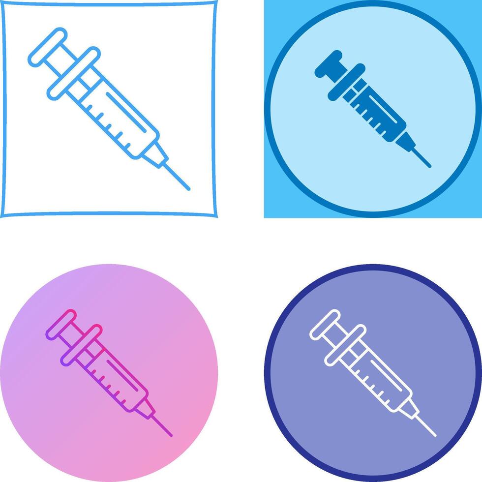 Injection Icon Design vector