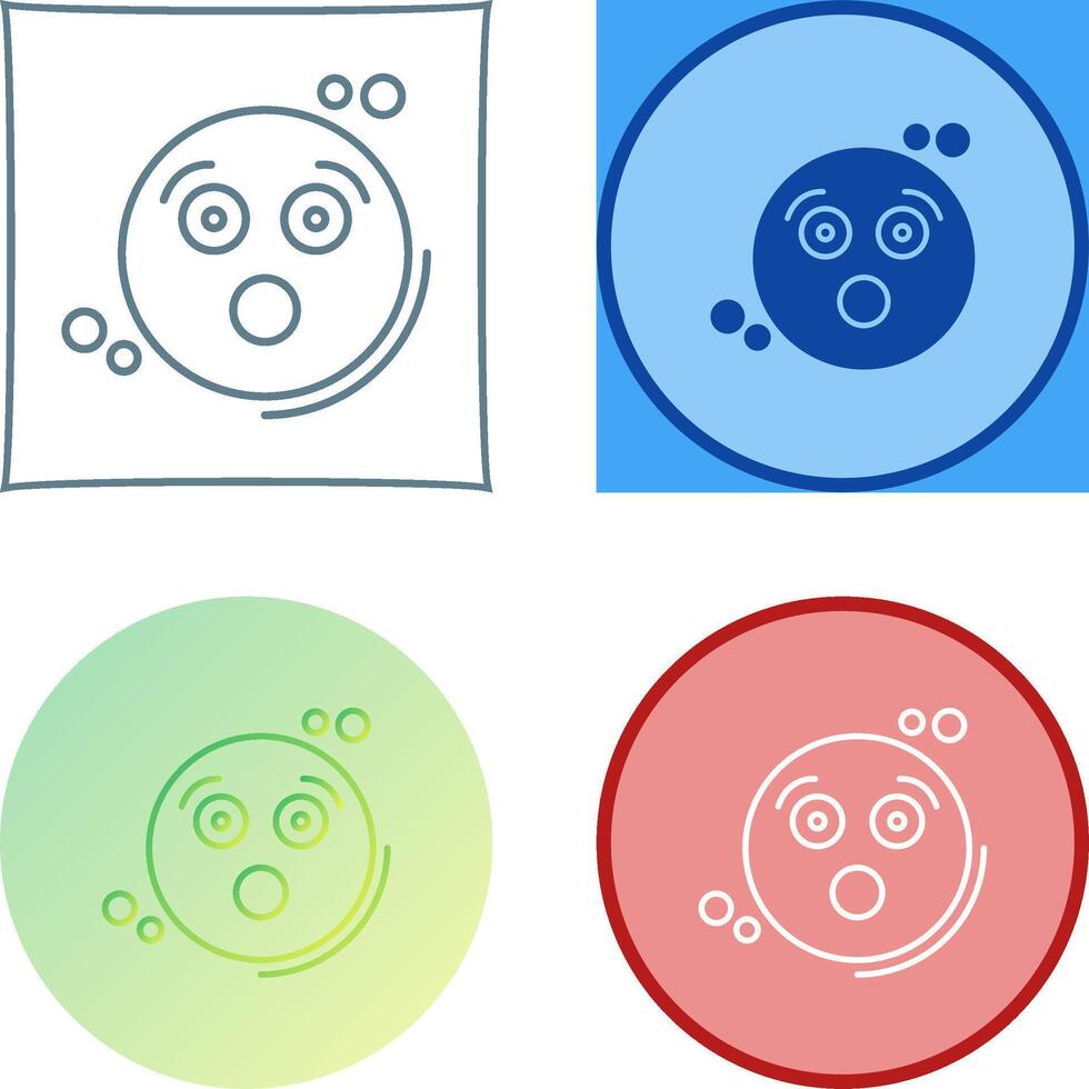 Surprised Icon Design vector