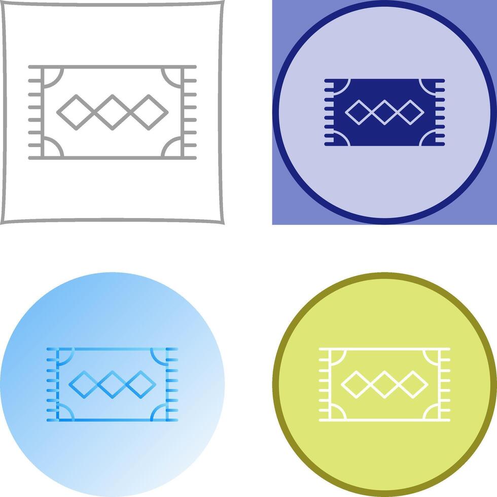 Rug Icon Design vector