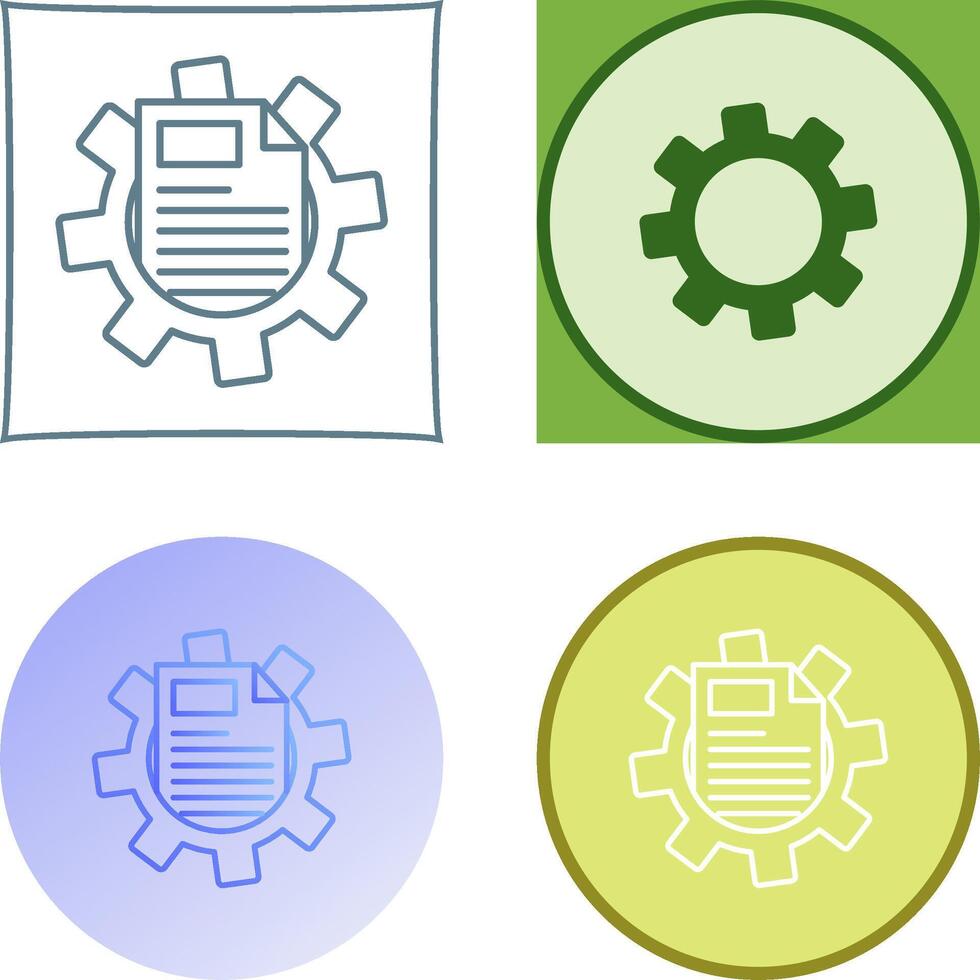 Cogwheel Icon Design vector