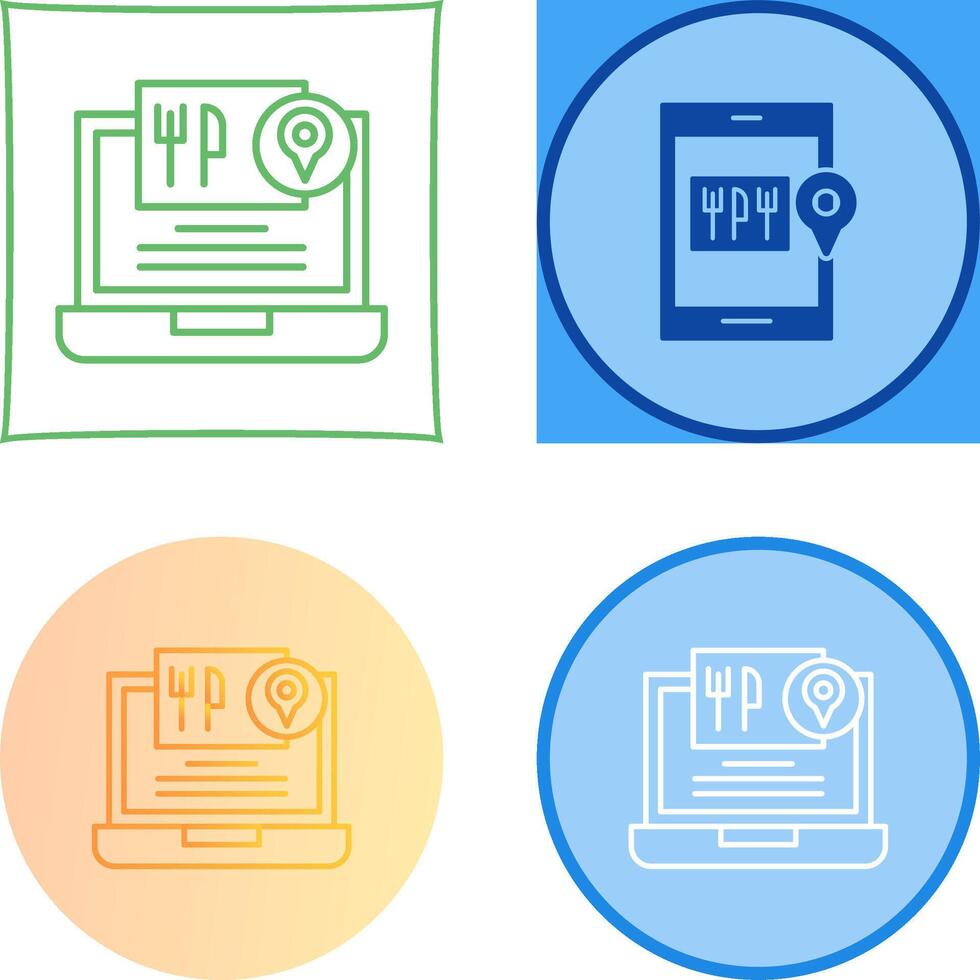 Food Delivery Icon Design vector