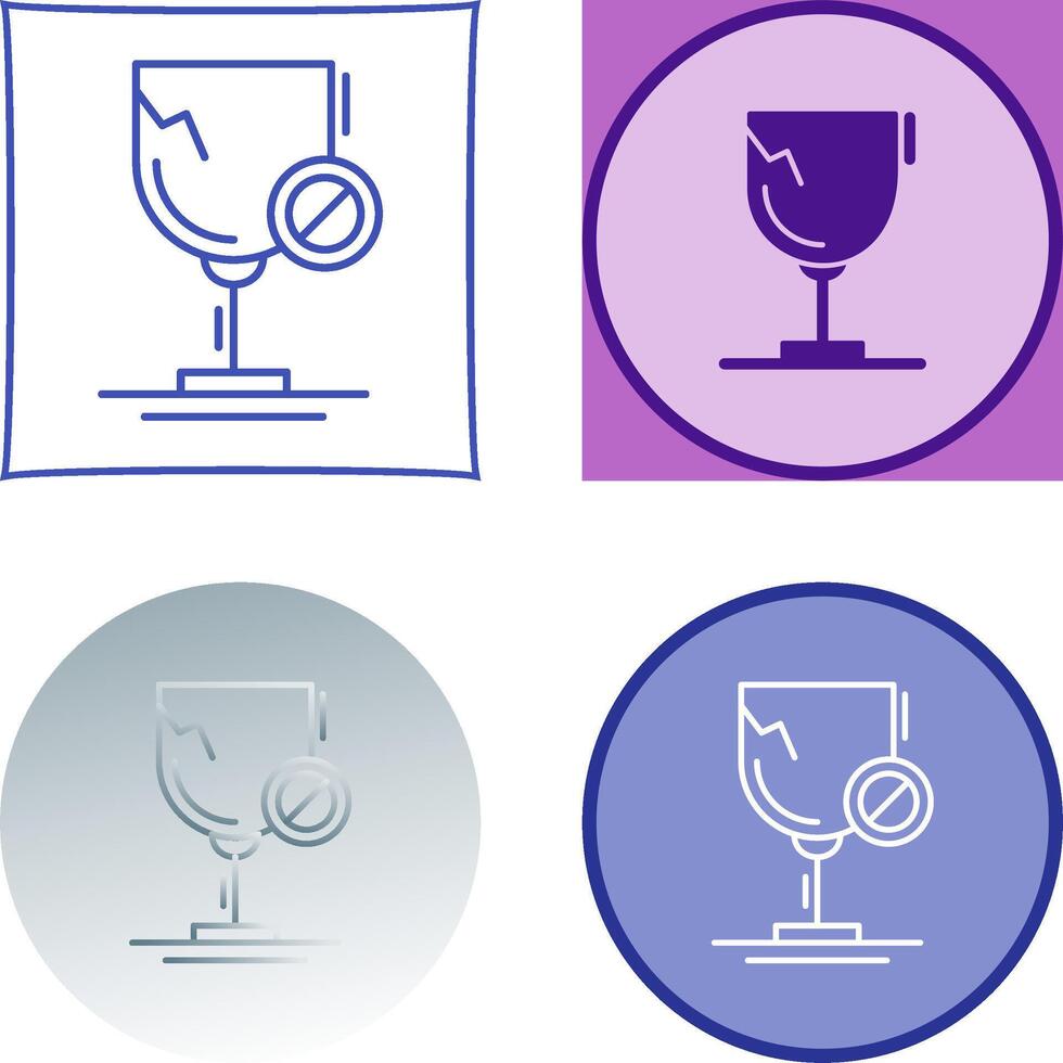 Glass Icon Design vector