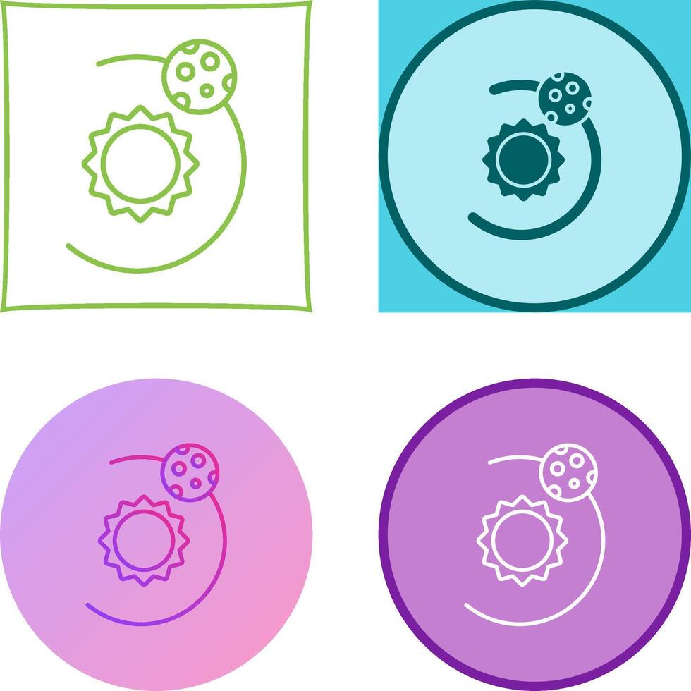 Orbit Icon Design vector