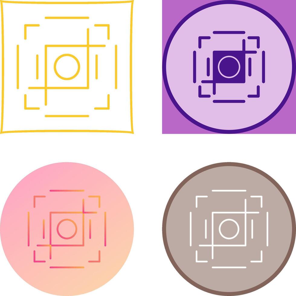 Crop Icon Design vector