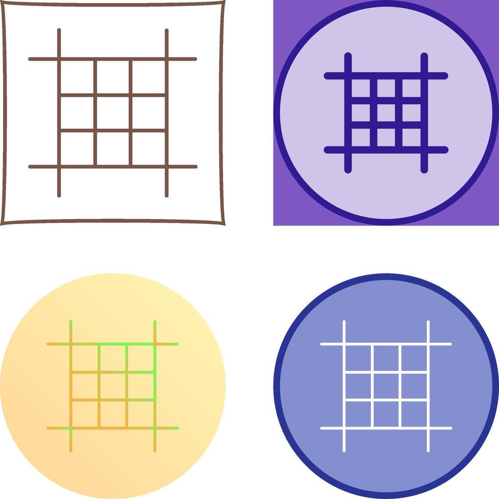 Square Layout Icon Design vector