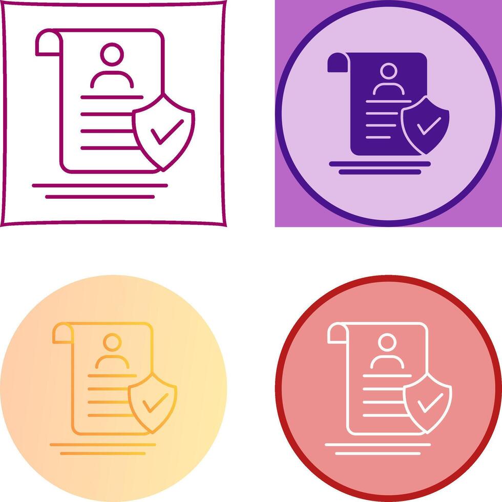 Verified Icon Design vector