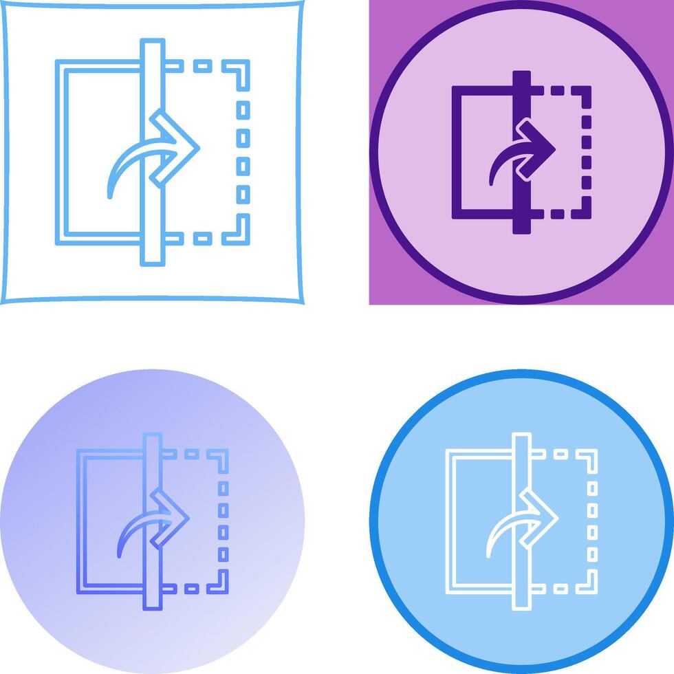 Reflect Icon Design vector