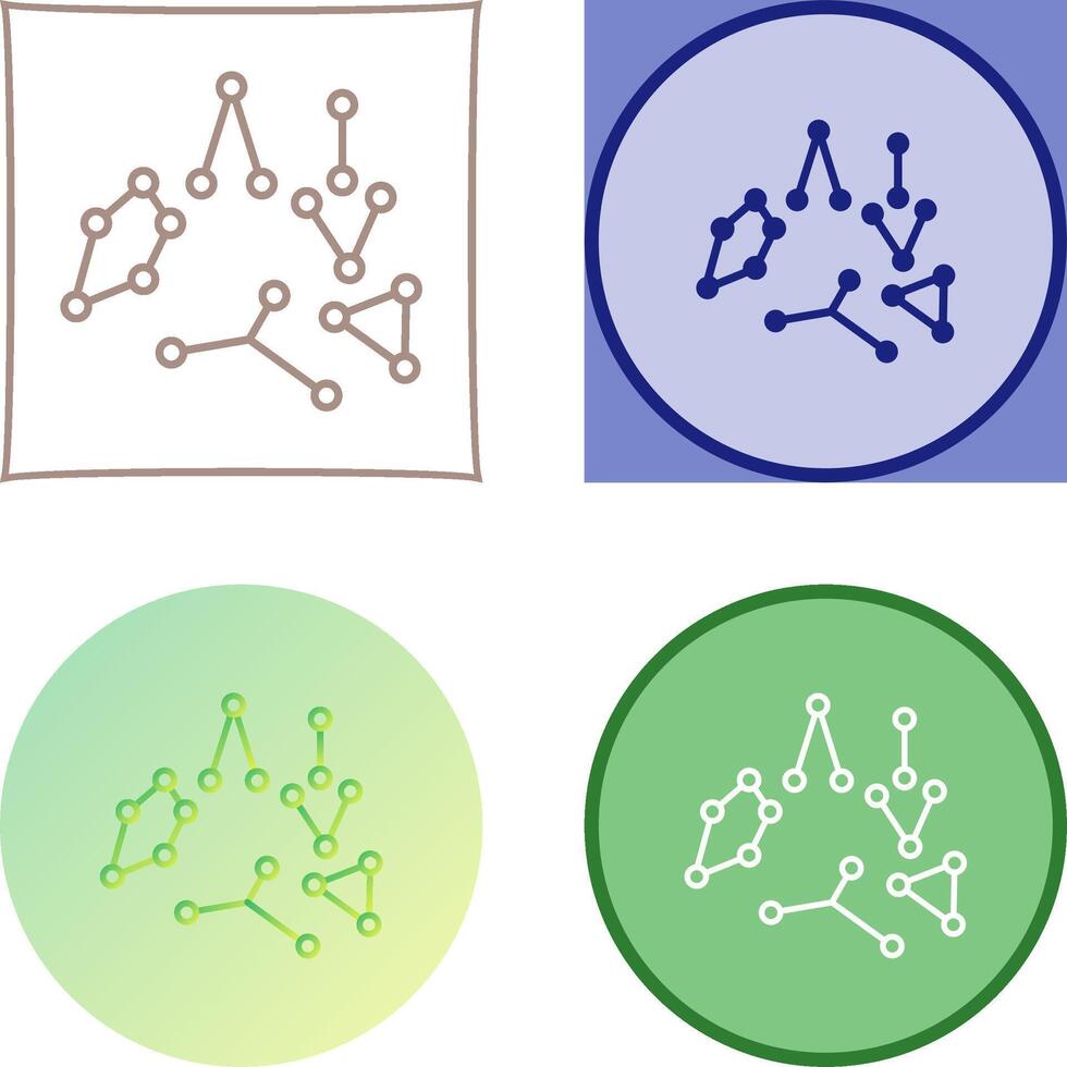 Constellation Icon Design vector