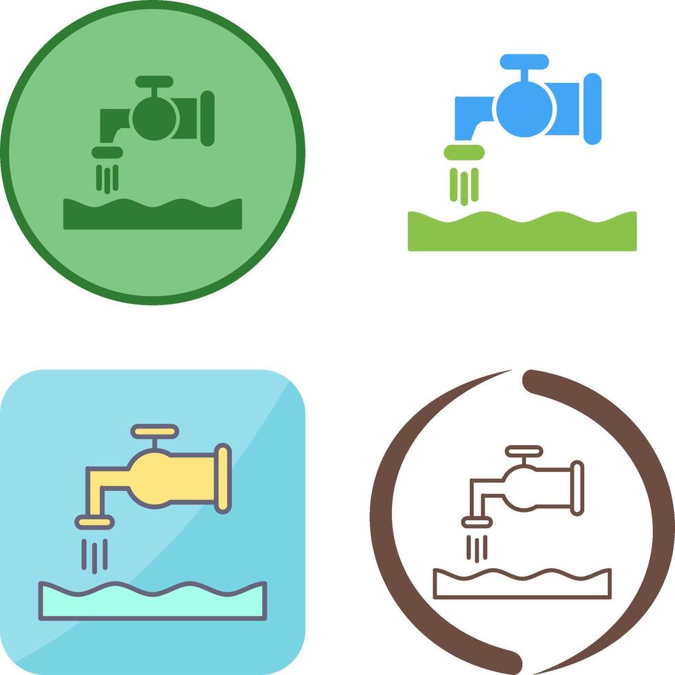 Water House Icon Design vector