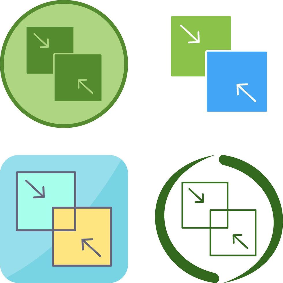 Combine Icon Design vector