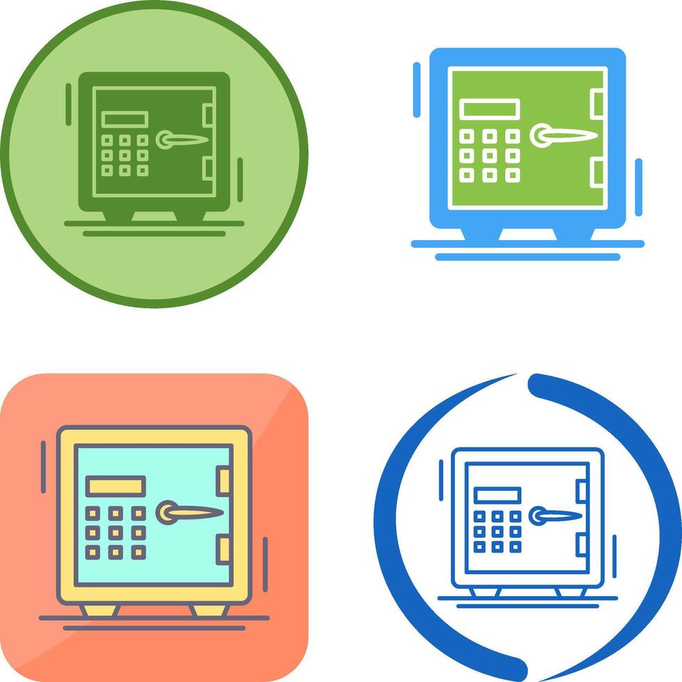 safe Icon Design vector