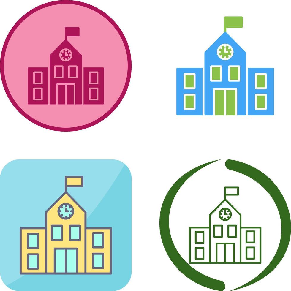 School Icon Design vector