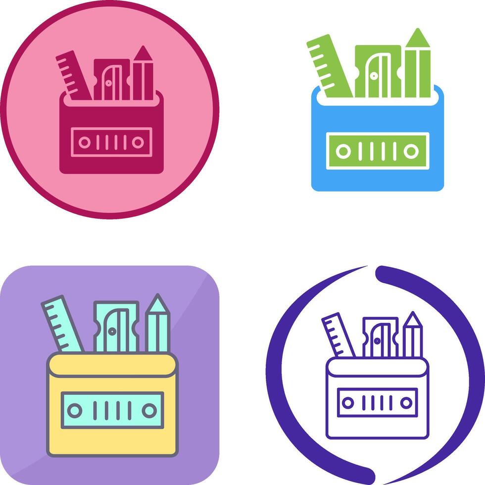 Stationery Icon Design vector